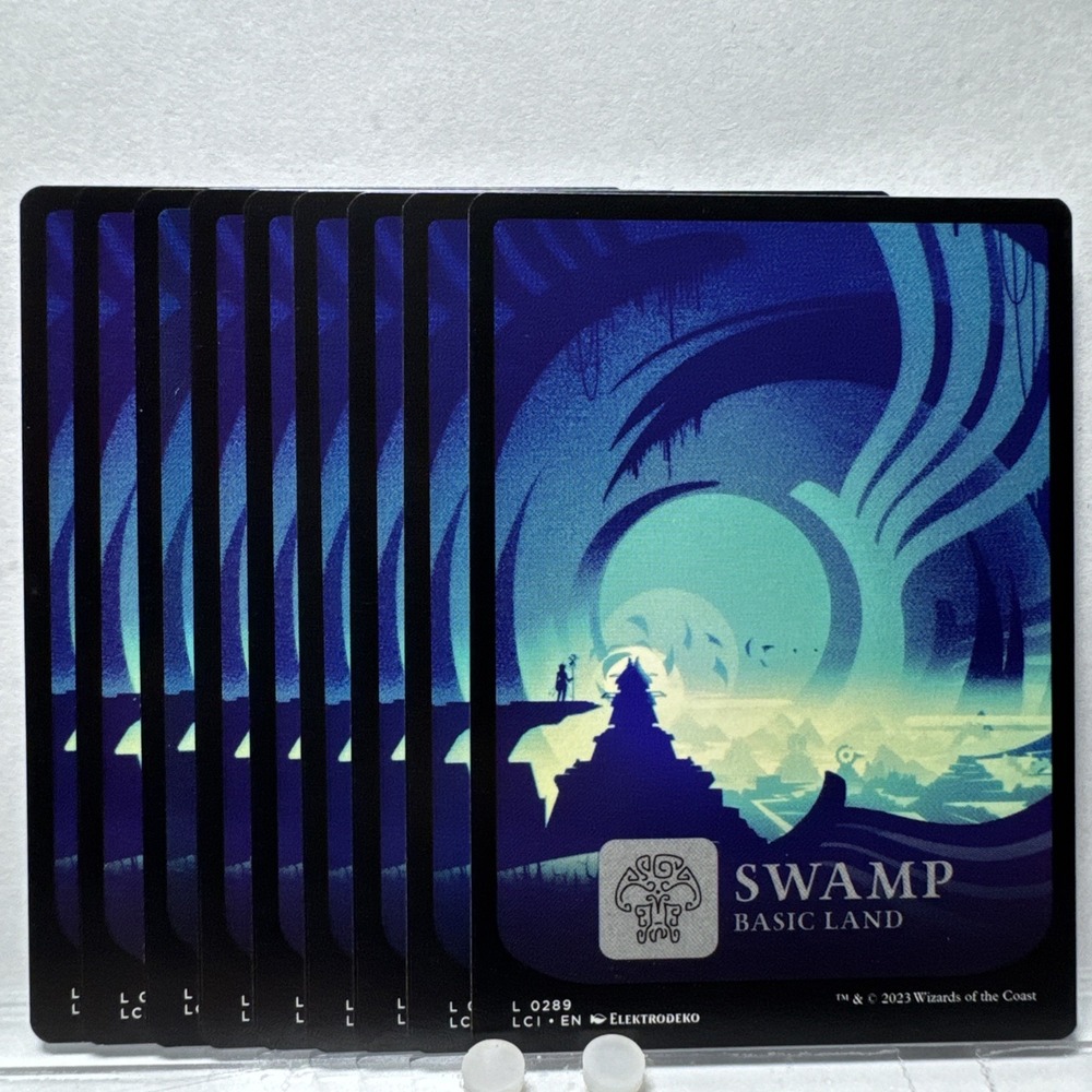 9x Swamp 0289 Full Art Lost Caverns of Ixalan MTG Magic The Gathering LCI 2023